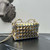 Bottega Veneta BV 680254 Mini Loop Camera Bag Silver gold