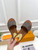 LV 1AAZYN Louis Vuitton Lock It Flat Mules L99037