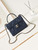 Chanel AS4711  Kelly Bag Calfskin gold tone metal Navy Blue