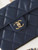 Chanel AS4711  Kelly Bag Calfskin gold tone metal Navy Blue