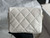 Chanel AS3979 Mini Flap Bag Lambskin Plexi & Gold-Tone Meta White