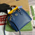 Gucci 715775 Gucci Diana Mini Tote Bag Royal blue leather
