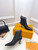 LV 1ACAKQ Louis Vuitton Women's Sparkle Ankle Boot Heel 65mm L75229