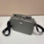 Prada 2VH069 Brique Saffiano leather bag Marble Gray