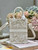 Dior S5555 Mini Dior Book Tote Phone Bag White Eembroidery S1107