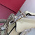 Valentino WB0K53ZXL Star diamond Locò Small Shoulder Bag in Calfskin Light Ivory