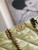 Chanel AS3519 CHANEL19 Shopping Bag Shiny Lambskin Light Yellow
