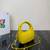 Prada 1BA384 Prada Soft Padded Nappa Leather Mini Bag Yellow