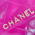 Chanel 22 Large Handbag Shiny Calfskin AS3262 Rose Red