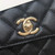 Chanel A92990 Medium Flap Bag With Brown Top Handle Bag Black