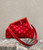 Fendi 8BP127 Fendi First Medium Red suede bag