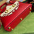 Adidas x Gucci 677212 Horsebit 1955 mini bag red and white leather