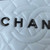 Chanel AS4579 Star Handbag metallic Lambskin Black metal White