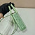Prada 1BA331 Small satin tote bag with crystals Green