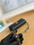 Chanel A68098 Mini Flap Bag Lambskin Onyx Small Square Stewardess Bag Black