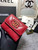 Chanel AP1064 CARD HOLDER Lambskin Red