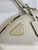 Prada 1BA427 Small leather handbag White