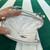 Prada 1NR015 Saffiano leather mini pouch White