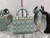 Dior M0531 Small Lady Dior Bag Rock Gray Cannage with enamel buckle