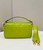 Fendi 8BR600 Baguette Medium Lemon green leather 0135M bag