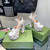Gucci 719843 Women's Lnterlocking G Studs Sandal G56232