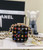 Chanel AS3769 MINI EVENING Bag Imitation Pearls Black & Multicolor
