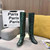 Fendi Women Shoes Cut Multicolor leather high-heeled boots 192492