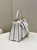 Fendi 8BN321 Peekaboo Iseeu Medium White Leather Bag 8596L