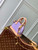 LV M82974 Louis Vuitton Nano Alma Handbag Glossy Lilac
