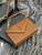 YSL 600166 Envelope Large In Quilted Grain De Poudre Embossed Leather Black Caramel