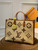 LV M57644 Louis Vuitton Onthego GM Tote Bag Tan