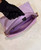 Fendi 8BR792 Medium Baguette 1997 Purple Satin Bag with Sequins 8528