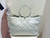 Dior M2820 Large Dior Toujours Bag White Macrocannage Calfskin