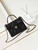 Chanel AS4711  Kelly Bag Calfskin gold tone metal Black