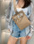 Hermes H083591CK89 Hac a Dos GM backpack Trench coat gray