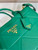 Prada 1BA379 Small leather Prada Symbole bag with topstitching Green