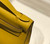 Hermes Kelly Pouchette Swift Leather clutch bag Gold H230269