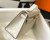 Hermes Mini Kelly Pouchette Crocodile Leather H230239 White