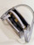 Fendi 8BN244 Peekaboo Mimi White Leather Bag 8562 Pinter FF logo