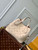 LV M21909 Louis Vuitton Blossom PM Mahina Tote Bag Beige