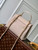 LV M21052 Louis Vuitton Lockme Ever Mini Handbag Greige