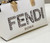 Fendi 8BS067 By The Way Mini Small Boston bag in mint White leather