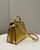 Fendi 8BN327 Peekaboo ISeeU Small Gold leather bag
