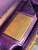 Dior M0505 Mini Lady Bag Metallic Cannage Lambskin Limited Edition Heavy Industry Beads Purple