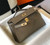 Hermes Mini Kelly Pouchette H230223 Epsom Leather Elephant Grey