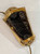Fendi 8BP129 Fendi First Small Gold-colored leather and sequinned bag 80066