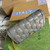 Gucci 723787 GG Matelassé Chain Wallet Grey