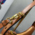 Prada 1BC194 Prada Arqué Leather Shoulder Bag Cognac