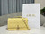 Dior M0997 My Dior Top Handle Bag Yellow Cannage Lambskin