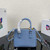 Prada 1BA906 Prada Galleria Saffiano leather mini-bag Light Blue